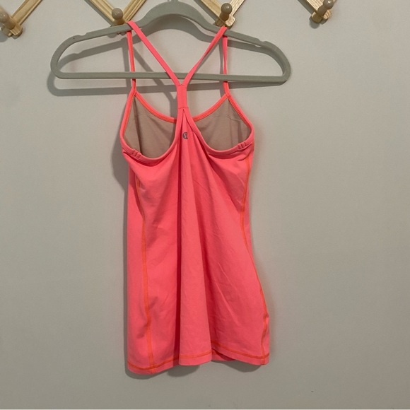 Lululemon Neon Pink Power Y Tank size 4 - Picture 7 of 11